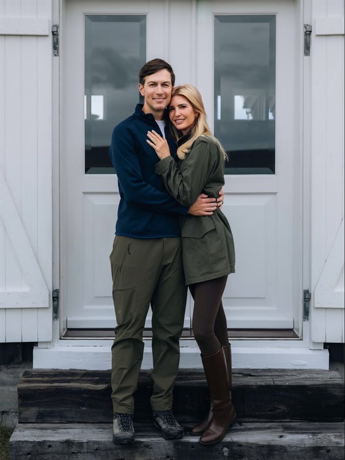 Outdoor scene from Ivanka Trump's Iceland carousel