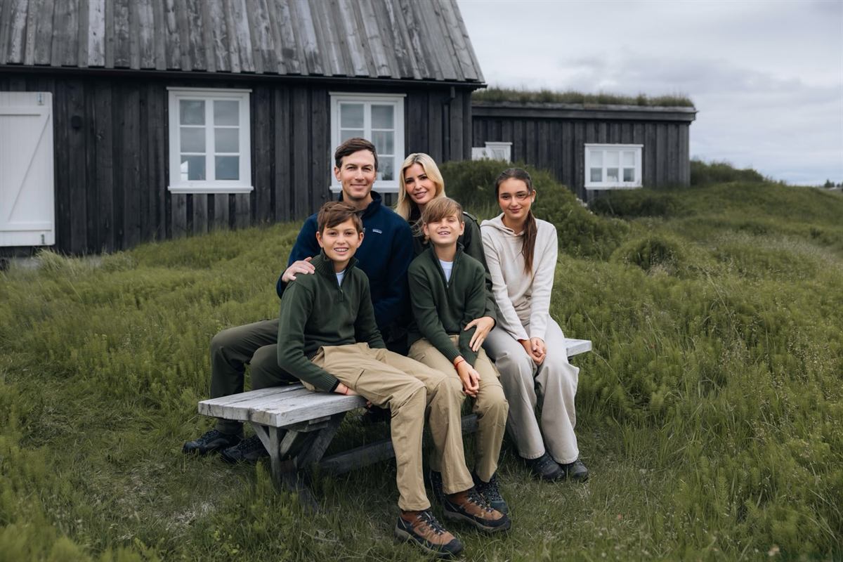 Ivanka Trump and family travelling in Iceland