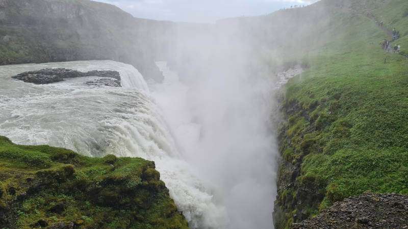 Gullfoss waterfall on the Golden Circle