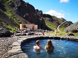 Silver Circle: Canyon Baths, Waterfalls & Sagas tour in Iceland
