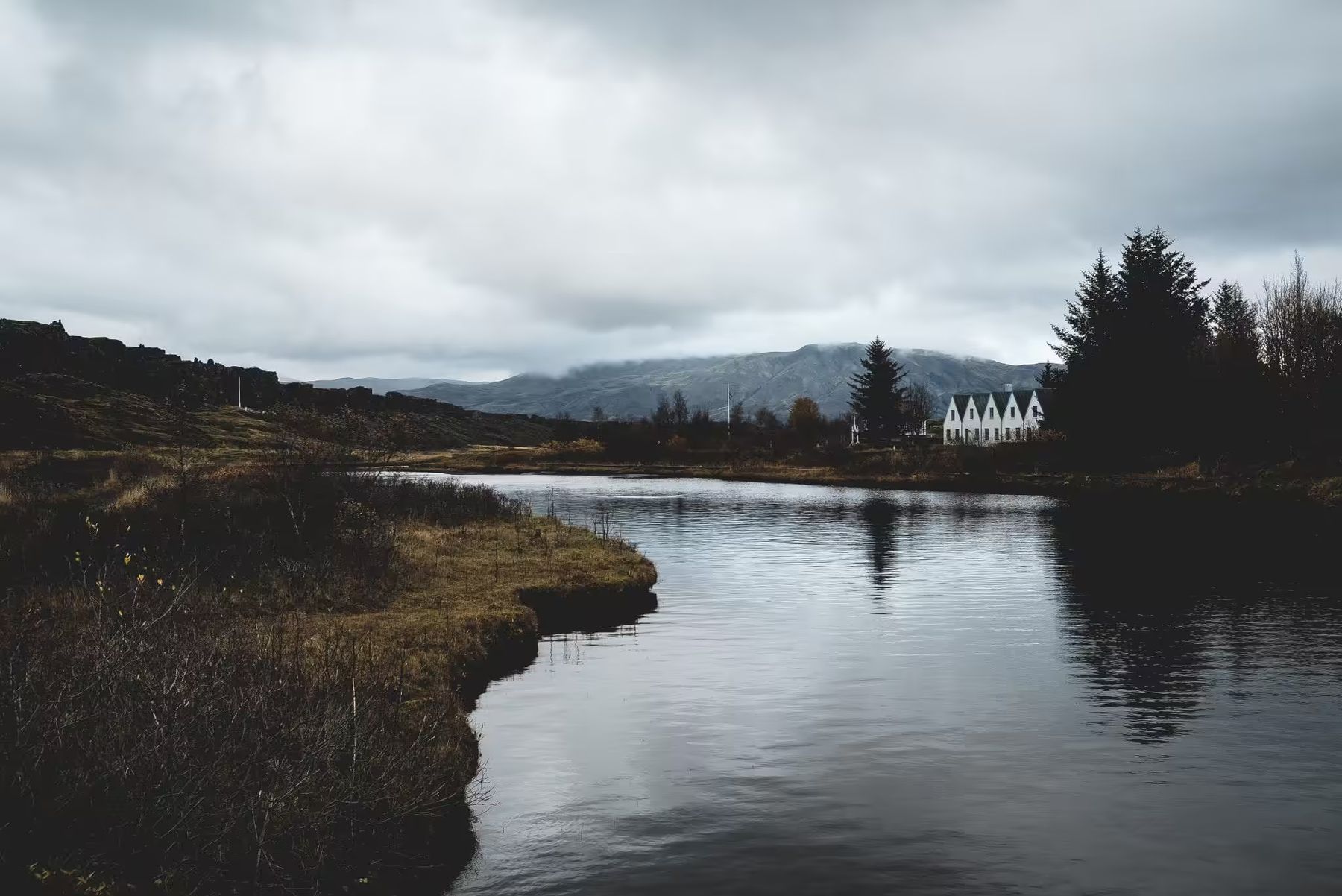 Landscape near Thingvellir National Park