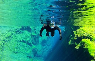 Wetsuit Snorkeling in Silfra from Reykjavík tour in Iceland