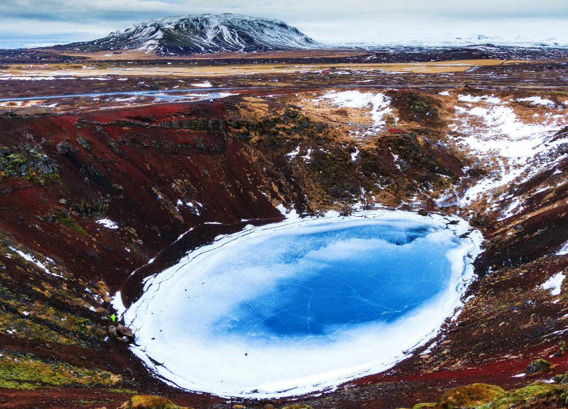 Kerið is located in Grimsnes in South Iceland