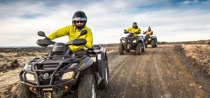 Lava Beach ATV Adventure with Blue Lagoon Transfer tour in Iceland