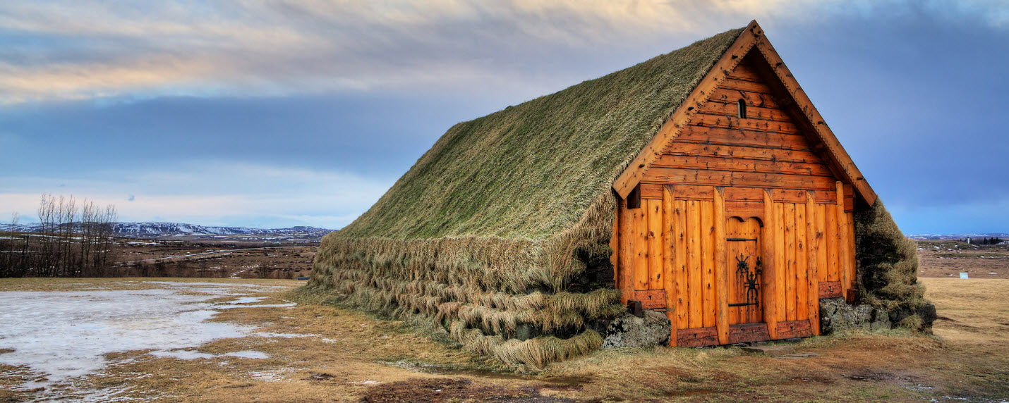 Skalholt church in South Iceland