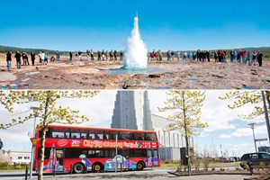The Golden Circle and Hop On Hop Off Combo Deal tour in Iceland