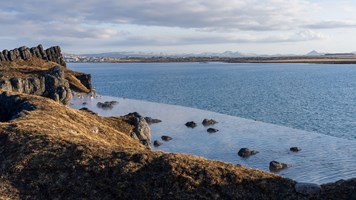 Reykjanes Volcano Hike & Sky Lagoon tour in Iceland