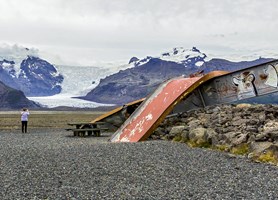 Skeiðarársandur 黑沙滩