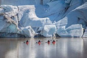 South Coast Waterfalls & Glacier Kayaking tour in Iceland