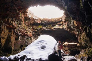 Black & Blue Lava Tunnel and Silfra Tour from Reykjavík tour in Iceland
