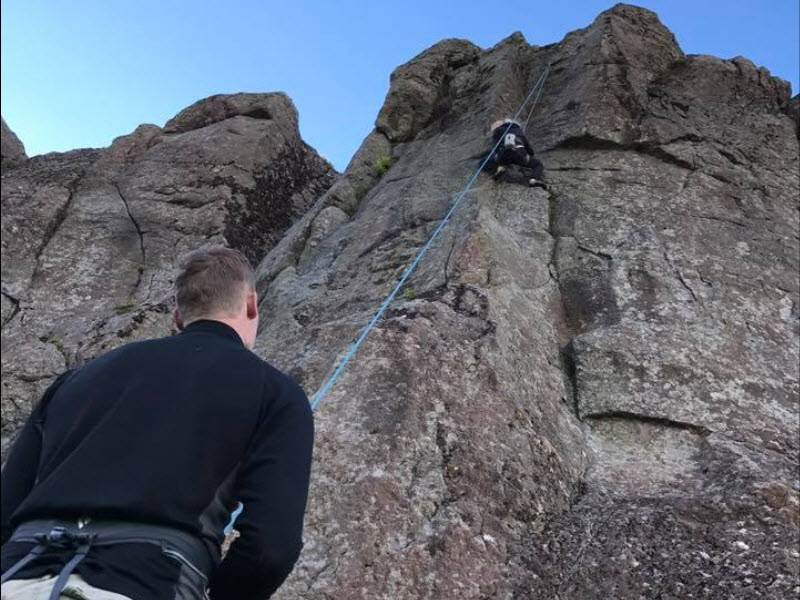 Escalada en Hnappavellir