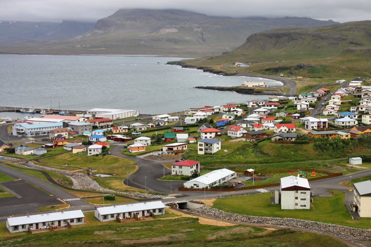 Olafsvik from the air