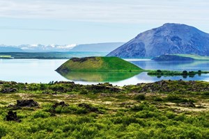 Myvatn Hot Springs and Volcanoes from Akureyri tour in Iceland