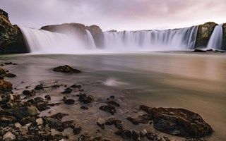 Goðafoss Waterfall & Fjord Viewpoint from Akureyri tour in Iceland