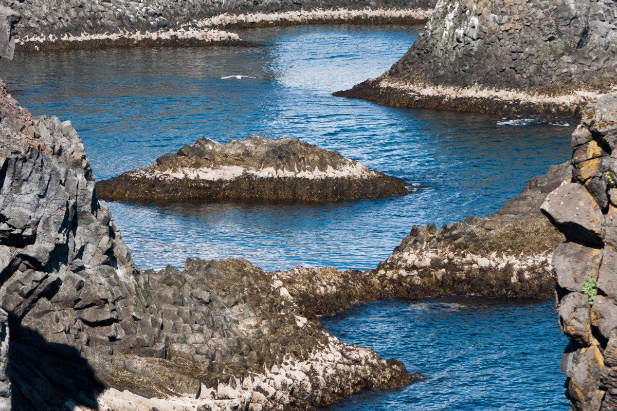 Stunning natural rock formation at Arnarstapi in Snæfellsnes 