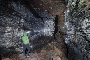 Lava Falls Extreme Caving Adventure tour in Iceland