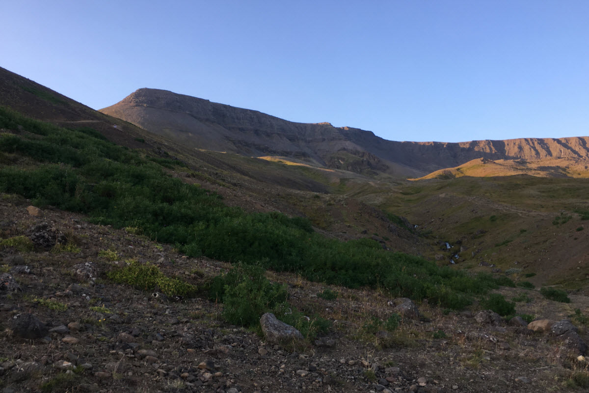 Mount Esja the most popular hiking route in the Reykjavík area 