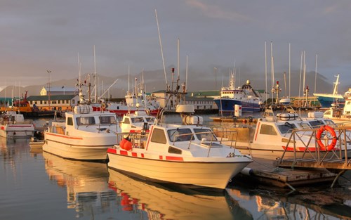 Höfn harbour and Hornafjörður