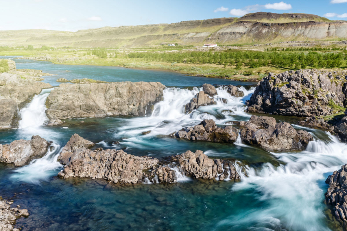 Glanni Is A Small Waterfall In Nor ur River Close To Bifrost University Glanni Is A Small Waterfall In Nor ur River Close To Bifrost University