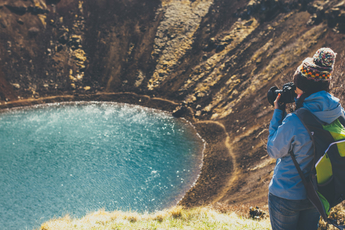 It is ideal to stop at Kerid as part of the Golden Circle Route