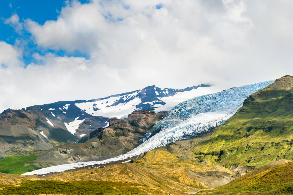 Glacier Outlet in Vatnajokull National Park Iceland