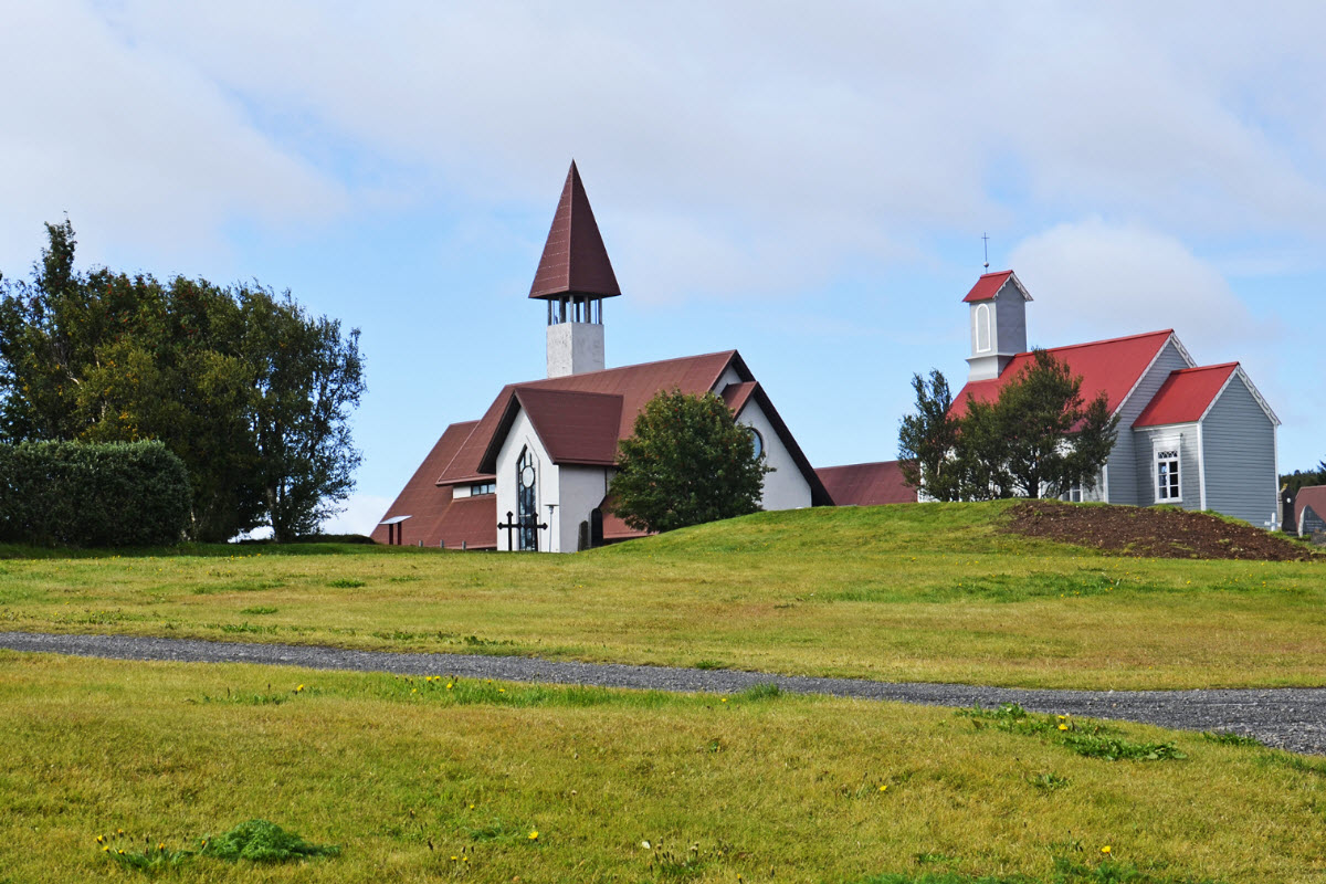 The church at Reykholt Iceland