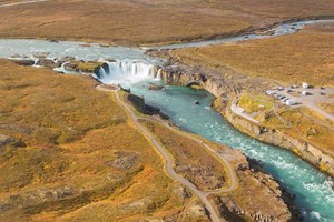 Winter Goðafoss Waterfall Tour from Akureyri tour in Iceland