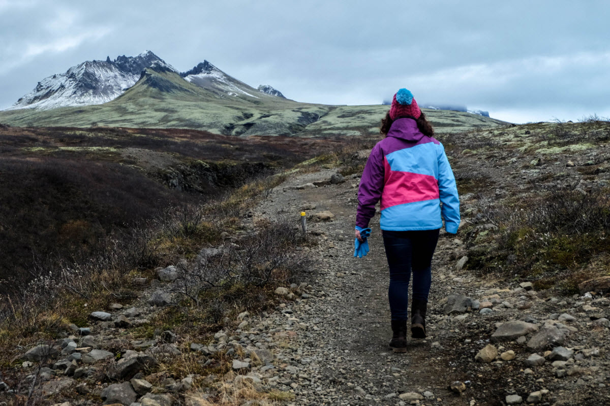 Hiking in Skaftafell Iceland