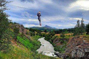 Glerárgil Canyon Zipline Adventure tour in Iceland