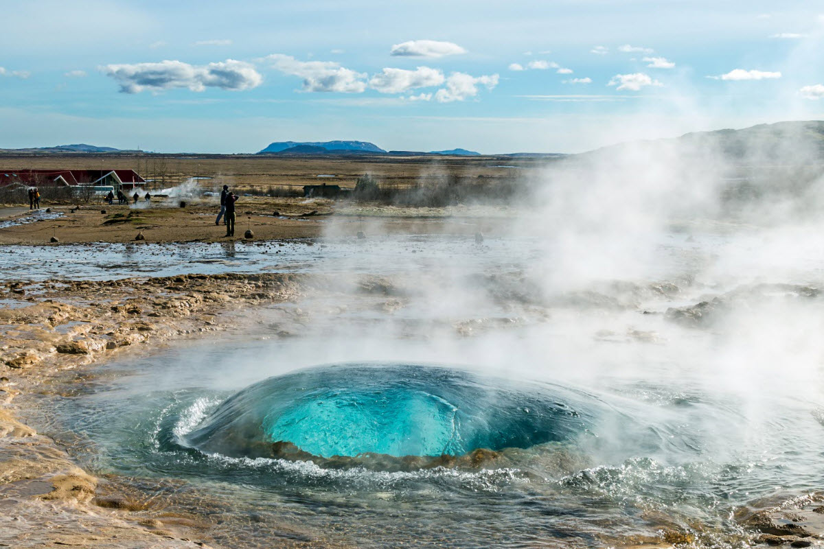 Geysir is one of the most famous hot springs in the world