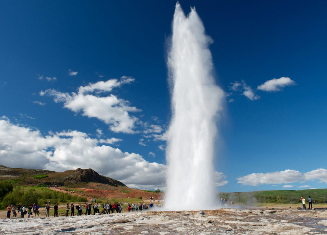 The Geothermal area in Haukadalur valley