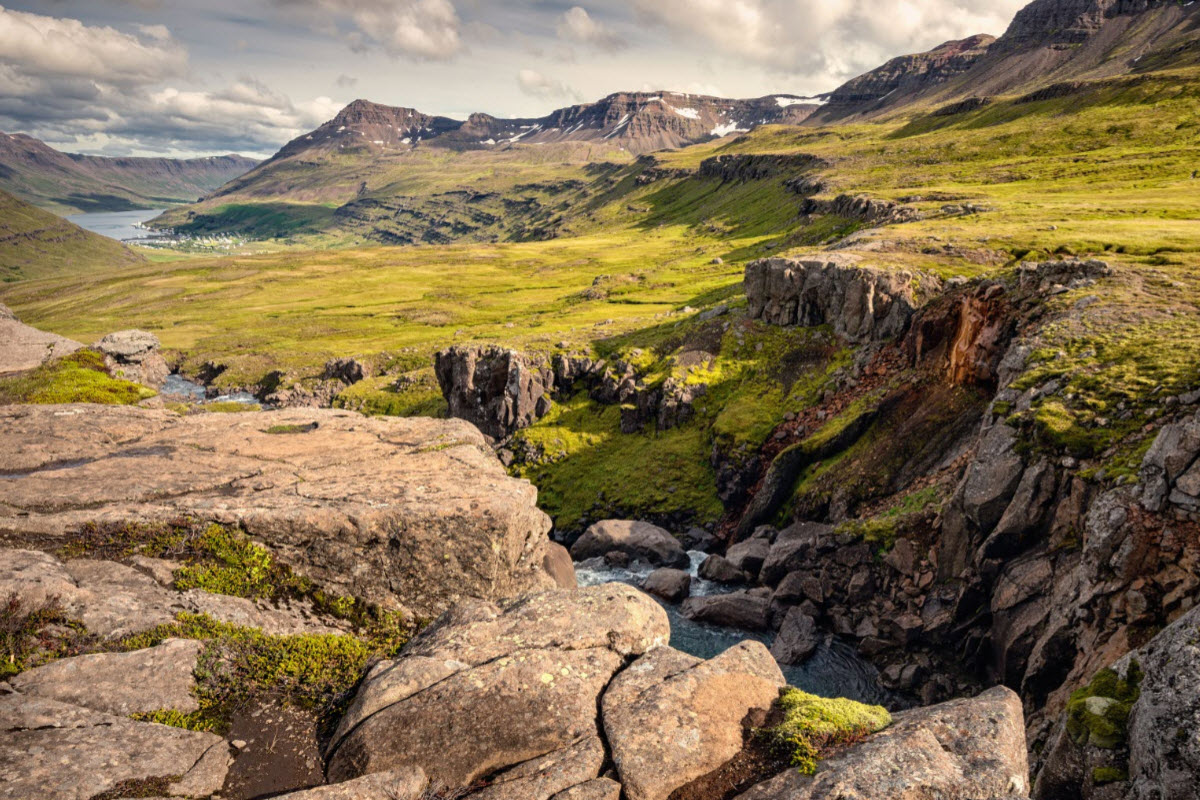 beautiful nature around Seydisfjordur 