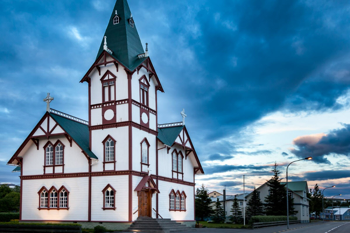 The church of Húsavik