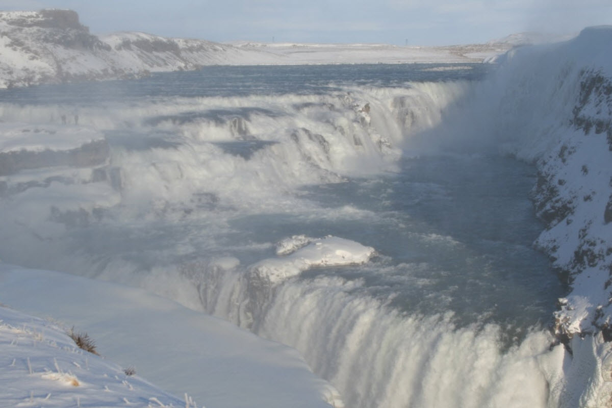 Weather in December in Iceland