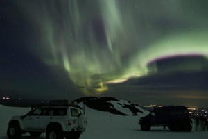 Northern Lights & Eyjafjallajokull tour in Iceland