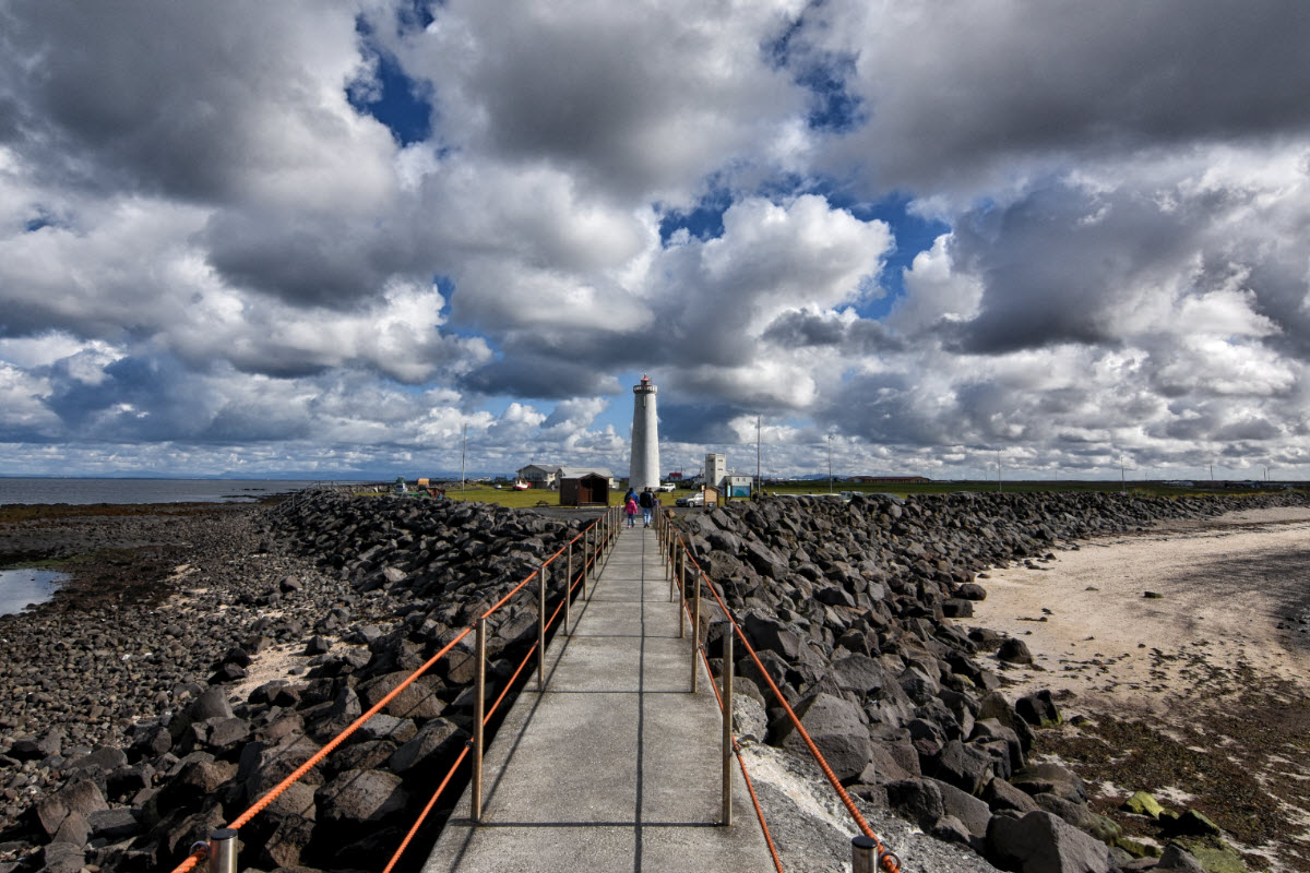 Gardur lightshouse Iceland