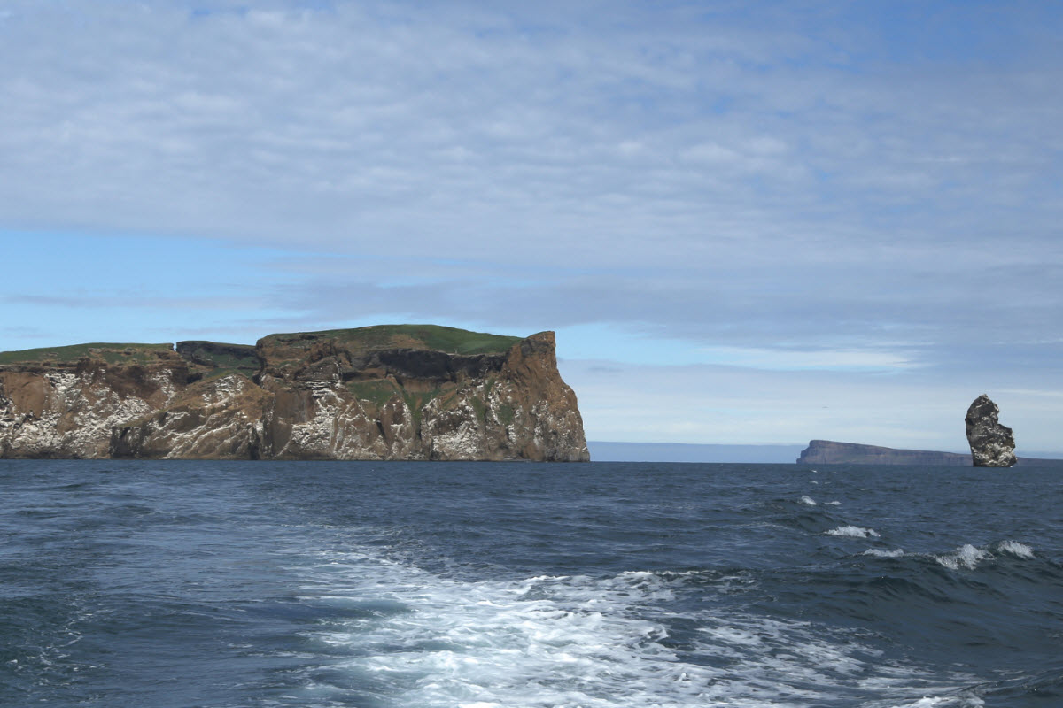 Drangey island and kerling rock