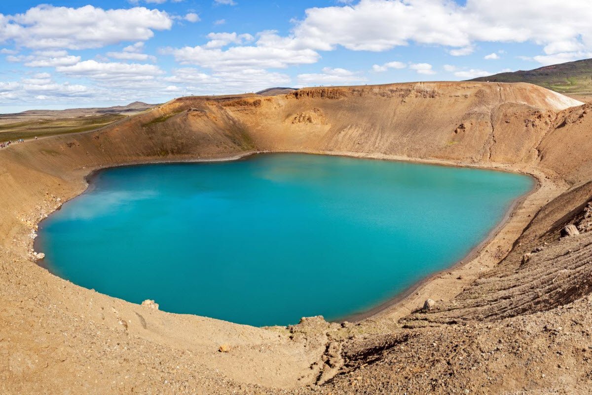 Krafla Caldera in North Iceland