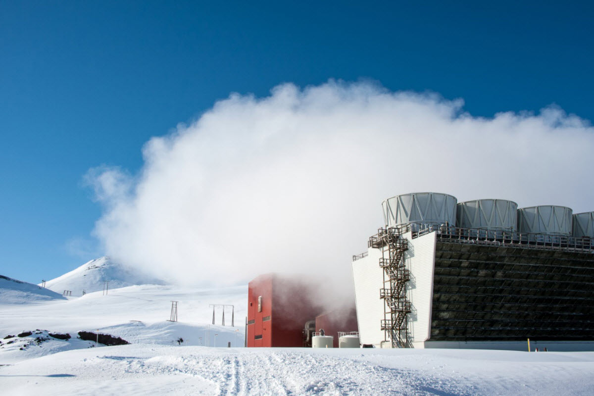 Krafla Power Plant in Iceland