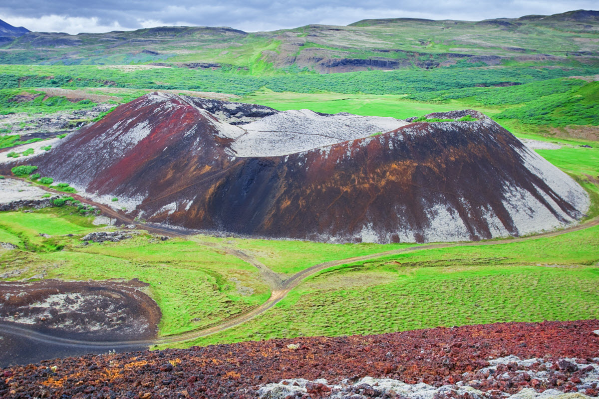 Grábrók is located in West Iceland