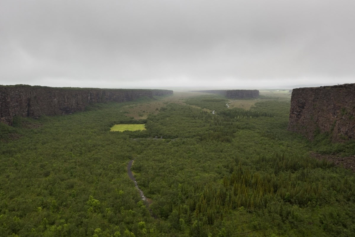 Asbyrgi is in North Iceland