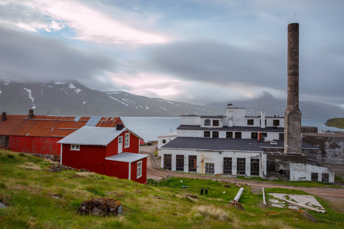 The old herring factory in Djupavik