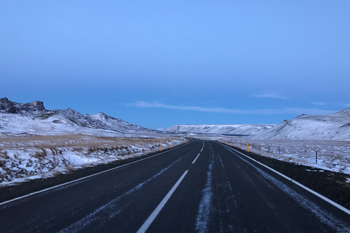 The road to Krysuvik