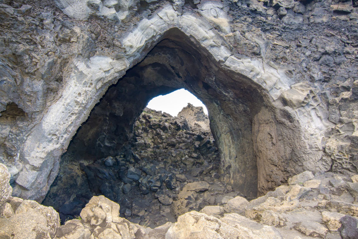 Lava caves can be found in Dimmuborgir - thumbnail