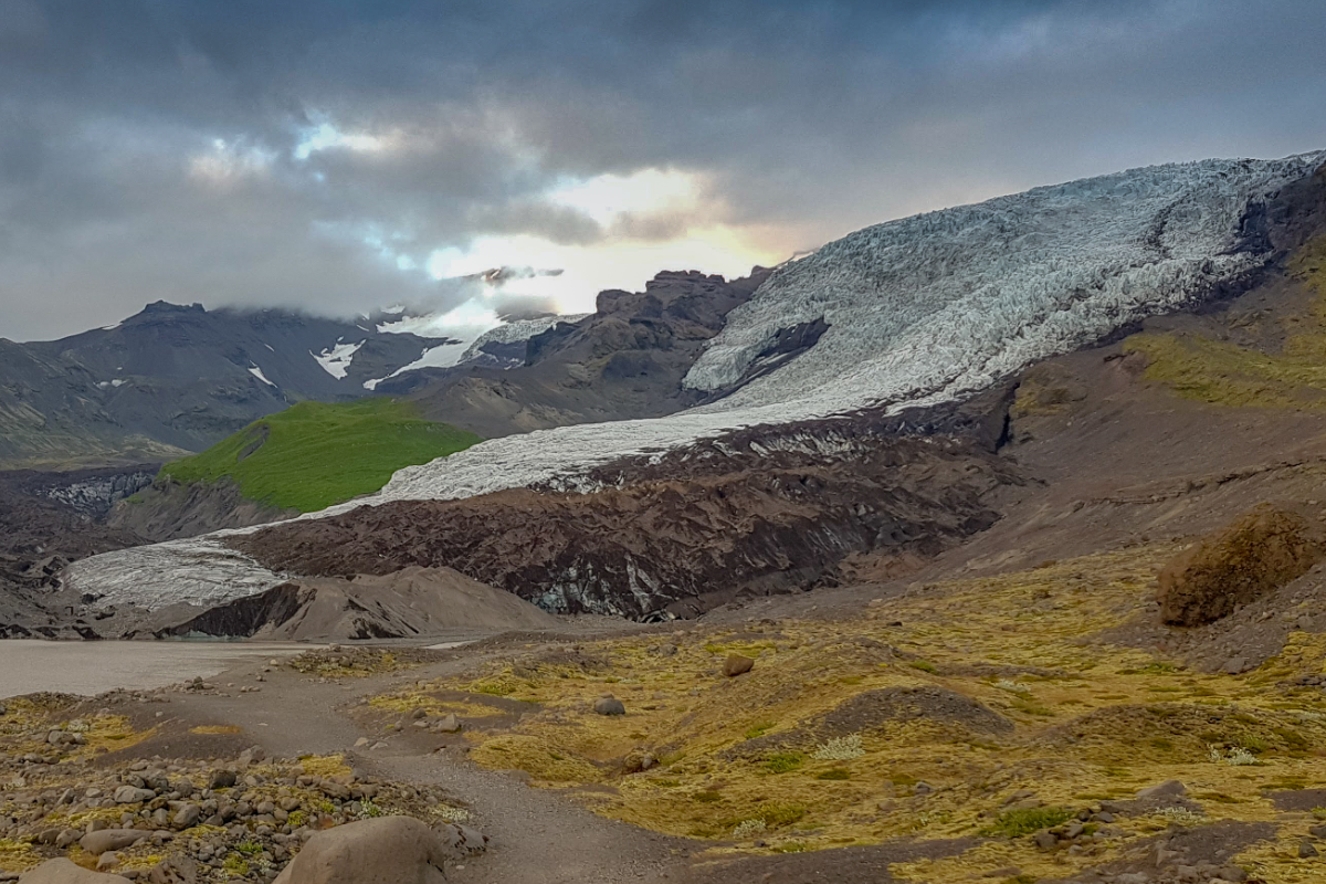 Falljökull glacier in Iceland