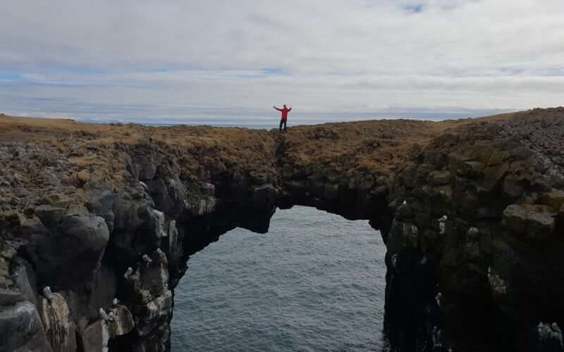 Gatklettur sea arch at Arnarstapi
