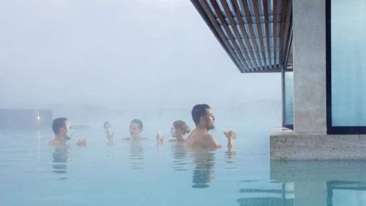 Blue Lagoon geothermal spa experience
