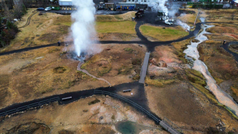 Geothermal park on the Golden Circle