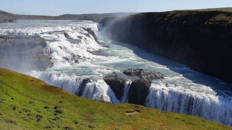 Gullfoss waterfall on the Golden Circle