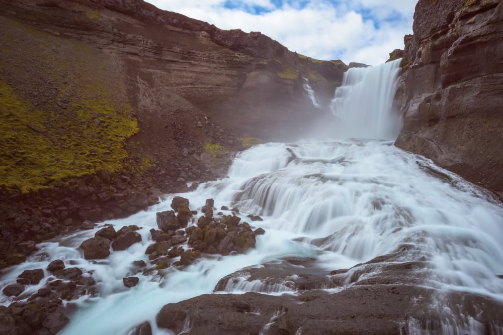 Ófærufoss waterfall